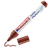 edding - 4500 textile marker, pointe ogive, marron Marron G