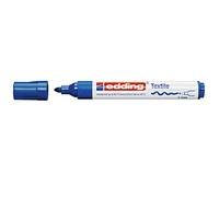 edding Marqueur textile 4500 - bleu - pointe ronde 2-3 mm - lavable en machine 60°C - 1 stylo