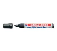 edding - 4500 textile marker, pointe ogive, marron Marron G