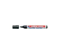 edding - 4500 textile marker, pointe ogive, noir