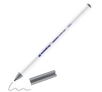 edding 4600 Feutre pour textiles - gris - 1 stylo - pointe ronde de 1 mm - feutre textile lavable en machine (60 °C) pour décorer le tissu - marqueur textile
