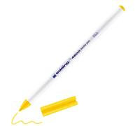 Edding 4600 Feutre pour textiles - jaune - 1 stylo - pointe ronde de 1 mm - feutre textile lavable en machine (60 °C) pour décorer le tissu - marqueur textile