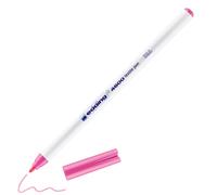 edding 4600 Feutre pour textiles - rose - 1 stylo - pointe ronde de 1 mm - feutre textile lavable en machine (60 °C) pour décorer le tissu - marqueur textile