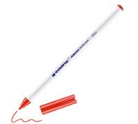 edding 4600 Feutre pour textiles - rouge - 1 stylo - pointe ronde de 1 mm - feutre textile lavable en machine (60 °C) pour décorer le tissu - marqueur textile