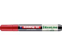 Edding 50 EcoLine 4-50-002 Marqueur peinture rouge 2 mm, 3 mm