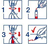 Edding 500 Marqueur Permanent - Noir - 3 Stylos - Pointe Biseautée 2-7 Mm - Sèche Vite, Résiste À L'eau Et Aux Frottements - Pour Carton, Plastique, Bois, Métal, Verre