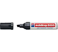 Edding 500 Noir 10pièce(s) marqueur indélébile - marqueurs indélébiles (Noir, Noir, Blanc, 2 mm, 7 mm, 10 pièce(s))