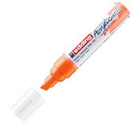 edding 5000 Grand marqueur acrylique - orange fluo - 1 marqueur acrylique waterproof - pointe biseautée 5-10 mm