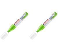 Edding 5000 Large acrylic marker - green yellow - 1 waterproof acrylic marker - chisel tip 5-10 mm (Lot de 2)