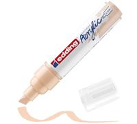 Edding 5000 Marqueur acrylique large - beige - 1 feutre acrylique imperméable - pointe biseautée large 5-10 mm - peinture acrylique pour peindre sur la toile, le papier kraft, le bois et la pierre