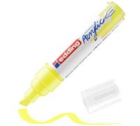 edding Marqueur acrylique E-5000 – large, pointe biseautée 5–10 mm, imperméable – jaune fluorescent