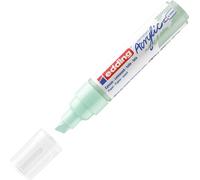 edding 5000 Marqueur acrylique large - menthe - 1 feutre acrylique imperméable - pointe biseautée large 5-10 mm - peinture acrylique pour peindre sur la toile, le papier kraft, le bois et la pierre