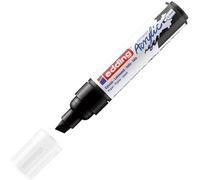 Edding 5000 Marqueur acrylique large - noir - 1 feutre acrylique imperméable - pointe biseautée large 5-10 mm - peinture acrylique pour peindre sur la toile, le papier kraft, le bois et la pierre