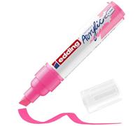 Edding 5000 Marqueur acrylique large - rose fluorescent - 1 feutre acrylique imperméable - pointe biseautée 5-10mm - peinture acrylique pour peindre sur la toile le papier kraft le bois la pierre