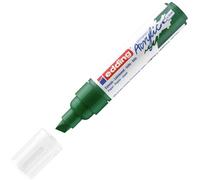 Edding 5000 Marqueur acrylique large - vert - 1 feutre acrylique imperméable - pointe biseautée large 5-10 mm - peinture acrylique pour peindre sur la toile, le papier kraft, le bois et la pierre