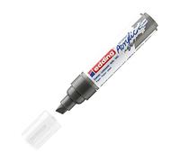 edding 5000 Wide acrylic marker - gray - 1 waterproof acrylic pen - wide chisel tip 5-10 mm
