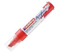 edding 5000 Wide acrylic marker - red - 1 waterproof acrylic pen - wide chisel tip 5-10 mm