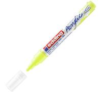 edding 5100 Marqueur acrylique Medium - jaune fluo - 1 marqueur acrylique waterproof - pointe ronde 2-3mm
