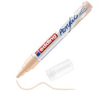 Edding 5100 Marqueur acrylique moyen - beige - 1 feutre acrylique imperméable - pointe ronde moyenne 2-3 mm - peinture acrylique pour peindre sur la toile, le papier kraft, le bois et la pierre