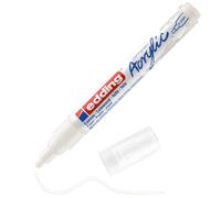 edding Marqueur acrylique 5100 – blanc – pointe ronde 2–3 mm – 1 feutre imperméable