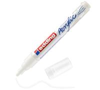 edding 5100 Marqueur acrylique moyen - blanc - 1 feutre imperméable - pointe ronde 2-3 mm - peinture acrylique pour peindre sur la toile, le papier kraft, le bois et la pierre, Unité
