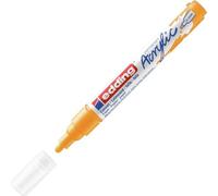 edding 5100 Marqueur acrylique moyen - jaune soleil - 1 feutre acrylique imperméable - pointe ronde 2-3 mm - peinture acrylique pour peindre sur la toile, le papier kraft, le bois et la pierre, Unité