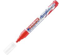 Edding 5100 Marqueur Acrylique Moyen - Rouge - 1 Feutre Acrylique Imperméable - Pointe Ronde Moyenne 2-3 Mm - Peinture Acrylique Pour Peindre Sur La Toile, Le Papier Kraft, Le Bois Et La Pierre, Unité