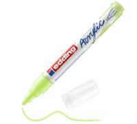 Edding 5100 Marqueur acrylique moyen - vert pastel - 1 feutre acrylique imperméable - pointe ronde 2-3 mm - peinture acrylique pour peindre sur la toile, le papier kraft, le bois et la pierre