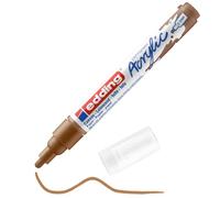 edding 5100 Medium acrylic marker - hazelnut - 1 waterproof acrylic marker - medium round tip 2-3 mm