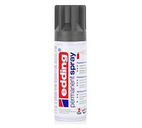Edding 5200 spray permanent - anthracite mat - 200 ml - peinture acrylique pour peindre ou décorer verre, métal, bois, céramique, plastique, toile - peinture acrylique en aérosol
