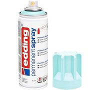 edding 5200 spray permanent - bleu mat - 200 ml - peinture acrylique pour peindre ou décorer verre, métal, bois, céramique, plastique, toile - peinture acrylique en aérosol