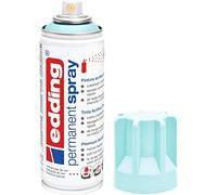 edding 5200 spray permanent - bleu pastel mat - 200 ml - peinture acrylique pour peindre ou décorer verre, métal, bois, céramique, plastique, toile - peinture acrylique en aérosol