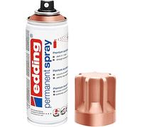 edding 5200 spray permanent - cuivre précieux - 200 ml - peinture acrylique pour peindre ou décorer verre, métal, bois, céramique, plastique, toile - peinture acrylique en aérosol