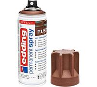 edding 5200 spray permanent - effet rouille mat - 200 ml - peinture acrylique pour peindre ou décorer verre, métal, bois, céramique, plastique, toile - peinture acrylique en aérosol