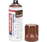 edding 5200 Spray permanent - Effet rouille mat - 3 x 200 ml - Vernis acrylique pour peindre et décorer le verre, le métal, le bois, la céramique, le plastique, la toile - Spray de peinture, spray