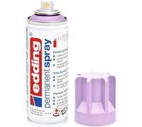 Edding 5200 Spray Permanent - Lavande Mat - 200 Ml - Peinture Acrylique Pour Peindre Ou Décorer Verre, Métal, Bois, Céramique, Plastique, Toile - Peinture Acrylique En Aérosol