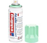 Edding 5200 spray permanent - néo menthe - 200 ml - peinture acrylique pour peindre ou décorer verre, métal, bois, céramique, plastique, toile - peinture acrylique en aérosol