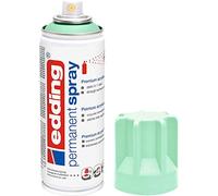 Edding 5200 spray permanent - néo menthe - peinture acrylique en aérosol | 200 ml - peinture acrylique pour peindre ou décorer verre, métal, bois, céramique, plastique, toile