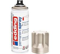 edding 5200 spray permanent - or champagne - 200 ml - peinture acrylique pour peindre ou décorer verre, métal, bois, céramique, plastique, toile - peinture acrylique en aérosol