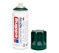 edding 5200 spray permanent - vert mousse mat - 200 ml - peinture acrylique pour peindre ou décorer verre, métal, bois, céramique, plastique, toile - peinture acrylique en aérosol