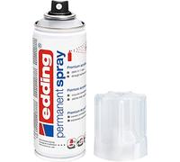 edding 5200 Vernis clair permanent en bombe - transparent et brillante - 200 ml - Vernis acrylique fini brillante - pour fixer et protéger la peinture - vernis en aérosol