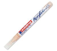 edding 5300 Marqueur acrylique fin - beige - 1 feutre acrylique imperméable - pointe ronde fine 1-2 mm- peinture acrylique pour peindre sur la toile, le papier kraft, le bois et la pierre