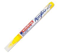 Marqueur acrylique fin EDDING 5300 - Jaune signalisation - Pointe 1-2 mm - Résistant à l'eau et à la lumière