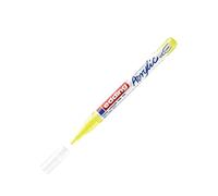 edding Marqueur acrylique fin 5300 - Jaune fluo - Pointe fine 1-2 mm - Imperméable