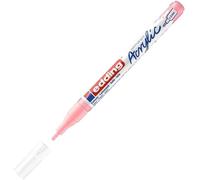 Edding 5300 Marqueur Acrylique Fin - Rose - 1 Feutre Acrylique Imperméable - Pointe Ronde Fine 1-2 Mm- Peinture Acrylique Pour Peindre Sur La Toile, Le Papier Kraft, Le Bois Et La Pierre, Unité