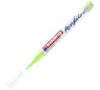 edding 5300 Marqueur acrylique fin - vert pastel - 1 feutre acrylique imperméable - pointe ronde fine 1-2 mm- peinture acrylique pour peindre sur la toile, le papier kraft, le bois et la pierre