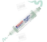 edding 5400 Marqueur acrylique 3D double pointe - menthe - 1 tube peinture acrylique - double pointe 2-3,5-10 mm - peinture acrylique pour toile, carton, bois - stylos imperméables qualité artistique