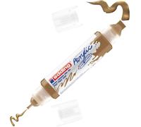 Edding 5400 Marqueur Acrylique 3d Double Pointe - Or - 1 Tube De Peinture Acrylique - Double Pointe 2-3,5-10 Mm