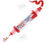 Edding 5400 Marqueur Acrylique 3d Double Pointe - Rouge - 1 Tube De Peinture Acrylique - Double Pointe 2-3,5-10 Mm