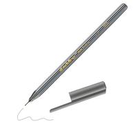 edding 55 Feutre fin - Gris - 1 stylo - Pointe,3 mm - Feutre de couleur pour écrire, dessiner, souligner, illustrer - pour enfants et adultes, pour l'école et le bureau à domicile ou en entreprise